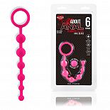 <strong>Анальные бусы из ультрабархатистого силикона 6 шариков</strong> <br />
Самый лучший мягкий и упругий материал для анальных игрушек - силикон. <div class="charTableblock"><div><span>Длина, см</span>: 21</div><div><span>Диаметр, см</span>: 2</div><div><span>Материал</span>: силикон</div><div><span>Цвет</span>: красный/розовый</div><div><span>Особенности</span>: цепочки, бусы</div><div><span>Особенности</span>: без вибрации</div><div><span>Длина, см</span>: 21-24</div><div><span>Диаметр, см</span>: 2</div></div> Анальные бусы из ультрабархатистого силикона 6 шариков 
Самый лучший мягкий и упругий материал для анальных игрушек - силикон.