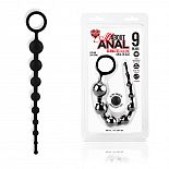 <strong>Анальные бусы из ультрабархатистого силикона 9 шариков</strong> <br />
Самый лучший мягкий и упругий материал для анальных игрушек - силикон. <div class="charTableblock"><div><span>Длина, см</span>: 30</div><div><span>Диаметр, см</span>: 3</div><div><span>Материал</span>: силикон</div><div><span>Цвет</span>: черный</div><div><span>Особенности</span>: цепочки, бусы</div><div><span>Особенности</span>: без вибрации</div><div><span>Длина, см</span>: 25 и более</div><div><span>Диаметр, см</span>: 3</div></div> Анальные бусы из ультрабархатистого силикона 9 шариков
Самый лучший мягкий и упругий материал для анальных игрушек - силикон.