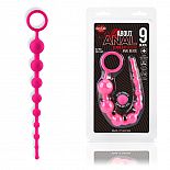 <strong>Анальные бусы из ультрабархатистого силикона 9 шариков</strong> <br />
Самый лучший мягкий и упругий материал для анальных игрушек - силикон. <div class="charTableblock"><div><span>Длина, см</span>: 30</div><div><span>Диаметр, см</span>: 3</div><div><span>Материал</span>: силикон</div><div><span>Цвет</span>: красный/розовый</div><div><span>Особенности</span>: цепочки, бусы</div><div><span>Особенности</span>: без вибрации</div><div><span>Длина, см</span>: 25 и более</div><div><span>Диаметр, см</span>: 3</div></div> Анальные бусы из ультрабархатистого силикона 9 шариков
Самый лучший мягкий и упругий материал для анальных игрушек - силикон.