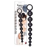 <strong>Чёрная анальная цепочка Fantasy Island Black Currant Anal Beads - 32,5 см.</strong> <br />
Чёрная анальная цепочка Fantasy Island Black Currant Anal Beads. <div class="charTableblock"><div><span>Длина, см</span>: 32.5</div><div><span>Диаметр, см</span>: 2</div><div><span>Материал</span>: силикон</div><div><span>Цвет</span>: черный</div><div><span>Особенности</span>: цепочки, бусы</div><div><span>Особенности</span>: без вибрации</div><div><span>Длина, см</span>: 25 и более</div><div><span>Диаметр, см</span>: 2</div></div> Чёрная анальная цепочка Fantasy Island Black Currant Anal Beads - 32,5 см. 
Чёрная анальная цепочка Fantasy Island Black Currant Anal Beads.