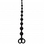 <strong>Анальная цепочка с шариками разного диаметра</strong> <br />
Черный анальный стимулятор из десяти бусинок различного диаметра, немного изогнутой формы для более чувственного введения и со сдерживающим кольцом для комфортного и безопасного использования. <div class="charTableblock"><div><span>Длина, см</span>: 30.8</div><div><span>Диаметр, см</span>: 2.4</div><div><span>Материал</span>: силикон</div><div><span>Цвет</span>: черный</div><div><span>Особенности</span>: цепочки, бусы</div><div><span>Особенности</span>: без вибрации</div><div><span>Длина, см</span>: 25 и более</div><div><span>Диаметр, см</span>: 2</div></div> Анальная цепочка с шариками разного диаметра
Черный анальный стимулятор из десяти бусинок различного диаметра, немного изогнутой формы для более чувственного введения и со сдерживающим кольцом для комфортного и безопасного использования.