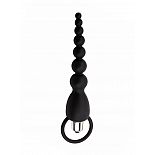 <strong>Черная анальная цепочка с вибрацией - 19,5 см.</strong> <br />
Анальная втулка в форме елочки с вибрацией. <div class="charTableblock"><div><span>Длина, см</span>: 19.5</div><div><span>Диаметр, см</span>: 2.5</div><div><span>Материал</span>: пластик</div><div><span>Цвет</span>: черный</div><div><span>Особенности</span>: цепочки, бусы</div><div><span>Особенности</span>: без вибрации</div><div><span>Длина, см</span>: 17-20</div><div><span>Диаметр, см</span>: 2</div></div> Черная анальная цепочка с вибрацией - 19,5 см. 
Анальная втулка в форме елочки с вибрацией.