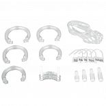 <strong>Прозрачный мужской набор верности стандартного размера</strong> <br />
Данная игрушка является мужским аналогом женского пояса верности . <div class="charTableblock"> </div> Прозрачный мужской набор верности стандартного размера
Данная игрушка является мужским аналогом женского пояса верности .