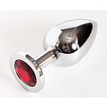 <strong>Анальная пробка серебро с красным стразом 3,4 х 8,2 47017-1</strong> <br />
<div class="charTableblock"><div><span>Длина, см</span>: 8,2</div><div><span>Диаметр, см</span>: 3,4</div><div><span>Материал</span>: металл</div><div><span>Цвет</span>: другой</div><div><span>Особенности</span>: пробка; ювелирка</div><div><span>Особенности</span>: без вибрации; гладкая</div><div><span>Длина, см</span>: 5-8</div><div><span>Диаметр, см</span>: 3</div><div><span>Цвет кристалла</span>: красный/розовый</div></div> Анальная пробка серебро с красным стразом 3,4 х 8,2 47017-1