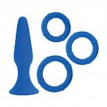 <strong>Синий набор Posh Silicone Performance Kits: анальная пробка и 3 эрекционных кольца</strong> <br />
Анальный набор POSH из медицинского силикона: анальная пробочка небольшого диаметра на присоске с набором из трех силиконовых колец разного диаметра. <div class="charTableblock"> </div> Синий набор Posh Silicone Performance Kits: анальная пробка и 3 эрекционных кольца 
Анальный набор POSH из медицинского силикона: анальная пробочка небольшого диаметра на присоске с набором из трех силиконовых колец разного диаметра.