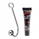 <strong>Анальный крюк и лубрикант EROTIC FANTASY</strong> <br />
Анальный крюк из стали с круглым шаром на конце. <div class="charTableblock"> </div> Анальный крюк и лубрикант EROTIC FANTASY 
Анальный крюк из стали с круглым шаром на конце.