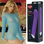 <strong>Вибратор и платье HUSTLER</strong> <br />
Невероятно удобный вибратор классической формы с загнутой головкой для стимуляции точки G и уникальной конструкцией моторчика, который расположен в самой верхней точке вибратора! Массажер с 7 мощными функциями вибрации, пульсации и эскалации. <div class="charTableblock"> </div> Вибратор и платье HUSTLER
Невероятно удобный вибратор классической формы с загнутой головкой для стимуляции точки G и уникальной конструкцией моторчика, который расположен в самой верхней точке вибратора! Массажер с 7 мощными функциями вибрации, пульсации и эскалации.