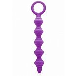 <strong>Фиолетовая анальная цепочка Wrick Purple - 18 см.</strong> <br />
Гибкая анальная цепочка фиолетового цвета из 5 звеньев одного диаметра. <div class="charTableblock"><div><span>Длина, см</span>: 18.00</div><div><span>Диаметр, см</span>: 2.30</div><div><span>Материал</span>: силикон</div><div><span>Длина, см</span>: 17-20</div><div><span>Диаметр, см</span>: 2</div></div> Фиолетовая анальная цепочка Wrick Purple - 18 см.
Гибкая анальная цепочка фиолетового цвета из 5 звеньев одного диаметра.