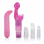 <strong>Женский вибронабор Her G-Spot Kit</strong> <br />
Вибромассажер со стимуляцией клитора - его вагинальный отросток имеет слегка изогнутую форму с головкой мягко конической формы, за счет чего достигается максимально точное воздействие на точку G. <div class="charTableblock"> </div> Женский вибронабор Her G-Spot Kit
Вибромассажер со стимуляцией клитора - его вагинальный отросток имеет слегка изогнутую форму с головкой мягко конической формы, за счет чего достигается максимально точное воздействие на точку G.