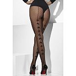 <strong>Колготки в сетку со стрелками и бантами поверх</strong> <br />
Соблазнительные колготки в сеточку украшены кокетливыми бантами. <div class="charTableblock"><div><span>Размер</span>: S (42-44); M (44-46); L (46-48)</div><div><span>Цвет</span>: черный</div><div><span>Производитель</span>: Fever, Великобритания</div><div><span>В наличии</span>: S-M-L, черный</div></div> Колготки в сетку со стрелками и бантами поверх 
Соблазнительные колготки в сеточку украшены кокетливыми бантами.