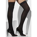 <strong>Плотные чулки на резинке</strong> <br />
Черные, непрозрачные классические чулки на резинке подойдут для ежедневного ношения. <div class="charTableblock"><div><span>Размер</span>: S (42-44); M (44-46); L (46-48)</div><div><span>Цвет</span>: черный</div><div><span>Производитель</span>: Fever, Великобритания</div><div><span>В наличии</span>: S-M-L, черный</div></div> Плотные чулки на резинке 
Черные, непрозрачные классические чулки на резинке подойдут для ежедневного ношения.