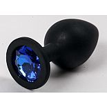 <strong>Пробка силиконовая черная с синим стразом 9,5х4см 47124-2-MM</strong> <br />
<div class="charTableblock"><div><span>Длина, см</span>: 9,5</div><div><span>Диаметр, см</span>: 4</div><div><span>Материал</span>: силикон</div><div><span>Цвет</span>: черный</div><div><span>Особенности</span>: пробка; ювелирка</div><div><span>Особенности</span>: без вибрации; гладкая</div><div><span>Длина, см</span>: 9-12</div><div><span>Диаметр, см</span>: 4</div><div><span>Цвет кристалла</span>: голубой/синий/фиолетоый</div></div> Пробка силиконовая черная с синим стразом 9,5х4см 47124-2-MM