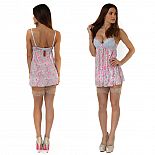 <strong>Нежный бэби-долл пушап с трусиками</strong> <br />
Серый нежный бэби-долл с лифом пуш ап, обшитого кружевом, подол сорочки в нежно-розовую розу. <div class="charTableblock"><div><span>Размер</span>: S (42-44)</div><div><span>Цвет</span>: белый</div></div> Нежный бэби-долл пушап с трусиками 
Серый нежный бэби-долл с лифом пуш ап, обшитого кружевом, подол сорочки в нежно-розовую розу.