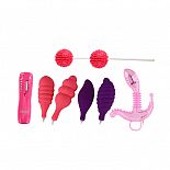 <strong>Набор секс-игрушек с вибратором - Baile </strong> <br />
Вибронабор Climax Combo: вагинальные шарики, 5 стимуляторов и пульт-контроллер. <div class="charTableblock"> </div> Набор секс-игрушек с вибратором - Baile
Вибронабор Climax Combo: вагинальные шарики, 5 стимуляторов и пульт-контроллер.