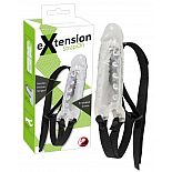 <strong>Насадка-страпон Extension с ремешками для фиксации</strong> <br />
Насадка-страпон Extension с ремешками для фиксации. <div class="charTableblock"><div><span>Материал</span>: TPE / TPR</div><div><span>Диаметр, см</span>: 4.90</div><div><span>Диаметр, см</span>: 4</div><div><span>Производитель</span>: Orion, Германия</div></div> Насадка-страпон Extension с ремешками для фиксации 
Насадка-страпон Extension с ремешками для фиксации.