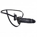<strong>Полый фаллопротез с вибрацией Vibrating Hollow - 22.8 см.</strong> <br />
Классический фаллопротез черного цвета на тонких ремешках резинках. <div class="charTableblock"><div><span>Длина, см</span>: 22.8</div><div><span>Диаметр, см</span>: 5.1</div><div><span>Длина, см</span>: 21-24</div><div><span>Диаметр, см</span>: 5</div><div><span>Материал</span>: силикон</div><div><span>Цвет</span>: черный</div><div><span>Особенности</span>: комплект; с вибрацией</div></div> Полый фаллопротез с вибрацией Vibrating Hollow - 22.8 см. 
Классический фаллопротез черного цвета на тонких ремешках резинках.