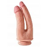     Dual Density Cock Double Pene Flesh - Pipedream,  
     King Cock Plus.