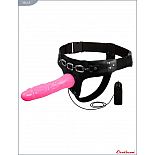 <strong>Розовый женский страпон с вибрацией - 18,5 см.</strong> <br />
Страпон с вибрацией, розовый, EROTICON^ First Help. <div class="charTableblock"><div><span>Длина, см</span>: 18.50</div><div><span>Диаметр, см</span>: 3.80</div><div><span>Длина, см</span>: 17-20</div><div><span>Диаметр, см</span>: 3</div><div><span>Материал</span>: ПВХ (PVC)</div><div><span>Цвет</span>: красный/розовый</div><div><span>Особенности</span>: комплект; vac-u-lock; с вибрацией</div></div> Розовый женский страпон с вибрацией - 18,5 см. 
Страпон с вибрацией, розовый, EROTICON^ First Help.