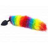 <strong>Чёрная силиконовая анальная пробка с радужным хвостом размера L - 9,2 см.</strong> <br />
Чёрная силиконовая анальная пробка с радужным хвостом размера L. <div class="charTableblock"> </div> Чёрная силиконовая анальная пробка с радужным хвостом размера L - 9,2 см.
Чёрная силиконовая анальная пробка с радужным хвостом размера L.