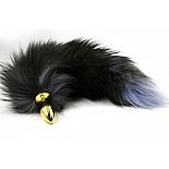 <strong>Золотистая алюминиевая анальная пробка с чёрным хвостом из натурального меха</strong> <br />
Золотая анальная пробка из алюминия с пушистым хвостом из натурального меха размер S. <div class="charTableblock"> </div> Золотистая алюминиевая анальная пробка с чёрным хвостом из натурального меха
Золотая анальная пробка из алюминия с пушистым хвостом из натурального меха размер S.