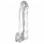 <strong>Прозрачная закрытая насадка-реалистик </strong> <br />
Прозрачная закрытая насадка-реалистик. <div class="charTableblock"><div><span>Материал</span>: TPE / TPR</div><div><span>Диаметр, см</span>: 3.50</div><div><span>Диаметр, см</span>: 3</div><div><span>Производитель</span>: Sextoy 2011, Китай</div></div> Прозрачная закрытая насадка-реалистик  
Прозрачная закрытая насадка-реалистик.