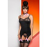 <strong>Корсаж Nora с прозрачными элементами и розовыми бантами</strong> <br />
Корсаж Nora с прозрачными элементами и розовыми бантами. <div class="charTableblock"><div><span>Размер</span>: L (46-48); XL (48-50)</div><div><span>Цвет</span>: черный</div><div><span>Производитель</span>: Avanua, Польша</div><div><span>В наличии</span>: L-XL, черный</div></div> Корсаж Nora с прозрачными элементами и розовыми бантами 
Корсаж Nora с прозрачными элементами и розовыми бантами.