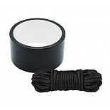    BONDX BONDAGE RIBBON   LOVE ROPE BLACK 
   BONDX BONDAGE RIBBON   LOVE ROPE BLACK.