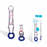 <strong>Фаллос с кольцом POT OF GOLD GLAS-17</strong> <br />
Толстый большой жезл из прозрачного стекла ручной работы, тело фаллоса покрыто цветными - красными и синими линями, у основания 6 массажных точек. <div class="charTableblock"><div><span>Длина, см</span>: 19.5</div><div><span>Диаметр, см</span>: 4</div><div><span>Материал</span>: стекло</div><div><span>Цвет</span>: прозрачный</div><div><span>Особенности</span>: без мошонки</div><div><span>Длина, см</span>: 17-20</div><div><span>Диаметр, см</span>: 4</div></div> Фаллос с кольцом POT OF GOLD GLAS-17
Толстый большой жезл из прозрачного стекла ручной работы, тело фаллоса покрыто цветными - красными и синими линями, у основания 6 массажных точек.