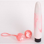 <strong>Вибратор+шары Pleusure Pack розовые (Toy Joy 9550)</strong> <br />
Классический набор для эротических игр, состоящий из вибратора  и вагинальных шариков  Pleusure Pack фиолетового цвета. Вибратор длинной 17 см имеет рельефную поверхность для улучшенной стимуляции. Шарики диаметром 3 см со смещенным центром тяжести для дополнительной тренировки мышечной стенки влагалища. <br>Для вибратора требуется одна батарейка АА. Отличный подарок в красивой упаковке! <div class="charTableblock"> </div> Вибратор+шары Pleusure Pack розовые (Toy Joy 9550) 
Классический набор для эротических игр, состоящий из вибратора  и вагинальных шариков  Pleusure Pack фиолетового цвета. Вибратор длинной 17 см имеет рельефную поверхность для улучшенной стимуляции. Шарики диаметром 3 см со смещенным центром тяжести для дополнительной тренировки мышечной стенки влагалища. <br>Для вибратора требуется одна батарейка АА. Отличный подарок в красивой упаковке!