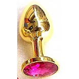 <strong>Золотая анальная пробка  GOLDEN PLUG Small ruby</strong> <br />
Золотая анальная пробка с шикарным стразом рубинового  цвета на основании - это изящный способ разнообразить интимные моменты вашей близости и приятный подарок для партнера. Используется в качестве интимного украшения. Размер изделия S. Изготовлена из медицинской стали с позолотой. Длина 7.5 см, диаметр 2.7 см. Вес 150 гр. <div class="charTableblock"> </div> Золотая анальная пробка  GOLDEN PLUG Small ruby 
Золотая анальная пробка с шикарным стразом рубинового  цвета на основании - это изящный способ разнообразить интимные моменты вашей близости и приятный подарок для партнера. Используется в качестве интимного украшения. Размер изделия S. Изготовлена из медицинской стали с позолотой. Длина 7.5 см, диаметр 2.7 см. Вес 150 гр.