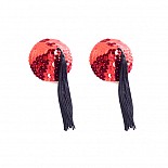 <strong>Красные пэстисы с длинными кисточками YTS-55RED</strong> <br />
Интригующий и притягательный аксессуар для женщин,красные пэстисы в форме кружков с мягкими кисточками по центру,расшиты пререливающимися пайетками. <div class="charTableblock"> </div> Красные пэстисы с длинными кисточками YTS-55RED 
Интригующий и притягательный аксессуар для женщин,красные пэстисы в форме кружков с мягкими кисточками по центру,расшиты пререливающимися пайетками.