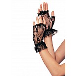 <strong>Перчатки, Черный</strong> <br />
Кружевные перчатки с открытыми пальчиками. <div class="charTableblock"> </div> Перчатки, Черный 
Кружевные перчатки с открытыми пальчиками.