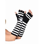 <strong>Перчатки, Черно-фиолетовый</strong> <br />
Длинные перчатки в полоску с открытыми пальчиками. <div class="charTableblock"> </div> Перчатки, Черно-фиолетовый 
Длинные перчатки в полоску с открытыми пальчиками.