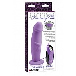 <strong>Насадка  для страпона Fetish Fantasy Elite 6" с вибрацией фиолетовая</strong> <br />
Водонепроницаемый стимулятор с вибрацией на присоске, возможно использовать с трусиками, получиться страпон. <div class="charTableblock"><div><span>Длина, см</span>: 15.2</div><div><span>Диаметр, см</span>: 5</div><div><span>Длина, см</span>: 13-16</div><div><span>Диаметр, см</span>: 5</div><div><span>Материал</span>: силикон</div><div><span>Цвет</span>: другой</div><div><span>Особенности</span>: с вибрацией; насадка; harness</div></div> Насадка  для страпона Fetish Fantasy Elite 6" с вибрацией фиолетовая 
Водонепроницаемый стимулятор с вибрацией на присоске, возможно использовать с трусиками, получиться страпон.