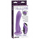 <strong>Насадка  для страпона Fetish Fantasy Elite 7" с вибрацией фиолетовая</strong> <br />
Водонепроницаемая фиолетовая вибрирующая насадка с выносным пультом управления. <div class="charTableblock"><div><span>Длина, см</span>: 18</div><div><span>Диаметр, см</span>: 4</div><div><span>Длина, см</span>: 17-20</div><div><span>Диаметр, см</span>: 4</div><div><span>Материал</span>: силикон</div><div><span>Цвет</span>: другой</div><div><span>Особенности</span>: с вибрацией; насадка; harness</div></div> Насадка  для страпона Fetish Fantasy Elite 7" с вибрацией фиолетовая 
Водонепроницаемая фиолетовая вибрирующая насадка с выносным пультом управления.