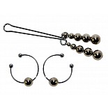 <strong>Комплект украшений для клитора и сосков</strong> <br />
Набор украшений: два колечка для сосков и зажим с бусинами для клитора. <div class="charTableblock"><div><span>Тип</span>: для сосков; для клитора</div></div> Комплект украшений для клитора и сосков
Набор украшений: два колечка для сосков и зажим с бусинами для клитора.