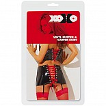 <strong>Бюстье и юбка с красной шнуровкой 12-8077XO</strong> <br />
Юбка и бюстье из лакового винила с ярко-красной шнуровкой. <div class="charTableblock"><div><span>Размер</span>: S (42-44); M (44-46); L (46-48)</div></div> Бюстье и юбка с красной шнуровкой 12-8077XO
Юбка и бюстье из лакового винила с ярко-красной шнуровкой.