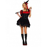 <strong>Костюм - озорная ведьмочка</strong> <br />
Костюм состоит из:
· платья
 <div class="charTableblock"><div><span>Размер</span>: S (42-44); M (44-46)</div><div><span>Производитель</span>: Le Frivole, Китай; Le Frivole, Китай</div></div> Костюм - озорная ведьмочка 
Костюм состоит из:
· платья