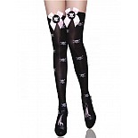 <strong>Чулки Пират с черепами</strong> <br />
Черные чулки с черепками
 <div class="charTableblock"><div><span>Размер</span>: S (42-44); M (44-46); L (46-48)</div><div><span>Цвет</span>: черный</div><div><span>Производитель</span>: Temptlife, Китай</div><div><span>В наличии</span>: S-M-L, черный с розовым</div></div> Чулки Пират с черепами 
Черные чулки с черепками