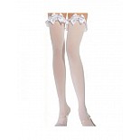 <strong>Чулки белые c бел. бантами</strong> <br />
Белые чулки с белыми бантами
 <div class="charTableblock"><div><span>Размер</span>: S (42-44); M (44-46); L (46-48)</div><div><span>Цвет</span>: белый</div><div><span>Производитель</span>: Temptlife, Китай</div><div><span>В наличии</span>: белый</div></div> Чулки белые c бел. бантами 
Белые чулки с белыми бантами