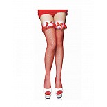 <strong>Чулки Снегурочки в сетку</strong> <br />
Чулки новогодние на резинке в мелкую сетку с бантами и бубенчиками 
 <div class="charTableblock"><div><span>Размер</span>: S (42-44); M (44-46); L (46-48)</div><div><span>Цвет</span>: красный, розовый</div><div><span>Производитель</span>: Temptlife, Китай</div><div><span>В наличии</span>: S-M-L, красный</div></div> Чулки Снегурочки в сетку 
Чулки новогодние на резинке в мелкую сетку с бантами и бубенчиками