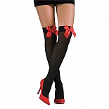 <strong>Чулки черные c красн. бантами</strong> <br />
Черные чулки с черными бантами
 <div class="charTableblock"><div><span>Размер</span>: S (42-44); M (44-46); L (46-48)</div><div><span>Цвет</span>: черный</div><div><span>Производитель</span>: Temptlife, Китай</div><div><span>В наличии</span>: S-M-L, черный с красным</div></div> Чулки черные c красн. бантами 
Черные чулки с черными бантами