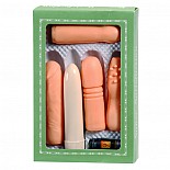 <strong>Набор Vibratorkit 4040-4A-XSC</strong> <br />
Набор, состоящий из гладкого вибратора (дина - 12 см, максимальный диаметр - 2,5 см) и  4-х насадок разной формы и фактуры, которые надеваются. <div class="charTableblock"> </div> Набор Vibratorkit 4040-4A-XSC 
Набор, состоящий из гладкого вибратора (дина - 12 см, максимальный диаметр - 2,5 см) и  4-х насадок разной формы и фактуры, которые надеваются.