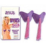 <strong>Бабочки сиреневые для сосков 4072-14 BX SE</strong> <br />
Сиреневые бабочки с кисточками на соски. <div class="charTableblock"> </div> Бабочки сиреневые для сосков 4072-14 BX SE
Сиреневые бабочки с кисточками на соски.