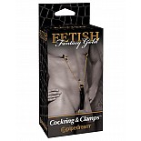 <strong>Сбруя на член с зажимами для сосков 398323PD</strong> <br />
Зажимы для сосков золотого цвета с резиновыми наконечниками. <div class="charTableblock"><div><span>Тип</span>: для сосков</div><div><span>Особенности</span>: с цепочкой</div></div> Сбруя на член с зажимами для сосков 398323PD
Зажимы для сосков золотого цвета с резиновыми наконечниками.