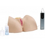 <strong>Вагина и анус с пульсирующим вибратором</strong> <br />
Реалистичная вагина с анусом из материала живое тело. На лобке реалистичные волоски. В комплект входит вибро-яйцо на выносном пульте управления вибрацией с механизмом вибрации и пульсации. Оно вставляется в специальное отверстие сзади. 
<br><br>В комплекте лубрикант-смазка и тальк для обработки изделия после использования. <div class="charTableblock"> </div> Вагина и анус с пульсирующим вибратором 
Реалистичная вагина с анусом из материала живое тело. На лобке реалистичные волоски. В комплект входит вибро-яйцо на выносном пульте управления вибрацией с механизмом вибрации и пульсации. Оно вставляется в специальное отверстие сзади. 
<br><br>В комплекте лубрикант-смазка и тальк для обработки изделия после использования.