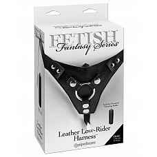 - Fetish Fantasy Series Leather Low-Rider Harness     
