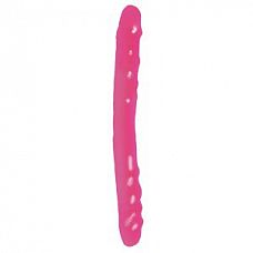 <strong>Розовый двойной фаллоимитатор BASIX - 38,5 см.</strong> <br />
Полупрозрачный двойной фаллоимитатор розового цвета.<div class="charTableblock"><div><span>Длина, см</span>: 38.5</div><div><span>Диаметр, см</span>: 3.5</div><div><span>Материал</span>: ПВХ (PVC)</div><div><span>Цвет</span>: красный/розовый</div><div><span>Особенности</span>: двухголовый</div><div><span>Длина, см</span>: 25 и более</div><div><span>Диаметр, см</span>: 3</div><div><span>Производитель</span>: PipeDream, США</div></div> Розовый двойной фаллоимитатор BASIX - 38,5 см. 
Полупрозрачный двойной фаллоимитатор розового цвета.