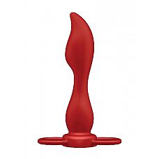  Extra Treasure - strap on with double  SH-OU059RED 
       .