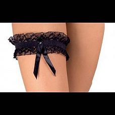 <strong>Ажурная подвязка на ножку с сатиновым бантиком</strong> <br />
Подвязка на эластичной резинке, украшенная сатиновым бантиком.<div class="charTableblock"><div><span>Размер</span>: S (42-44); M (44-46); L (46-48)</div><div><span>Цвет</span>: черный</div><div><span>Производитель</span>: Roxana, Польша</div></div> Ажурная подвязка на ножку с сатиновым бантиком 
Подвязка на эластичной резинке, украшенная сатиновым бантиком.